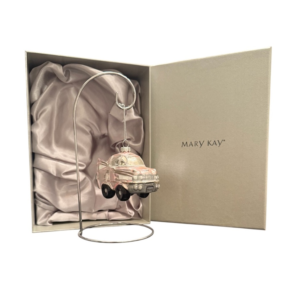 Mary Kay Pink and Silver Truck Holiday Ornament